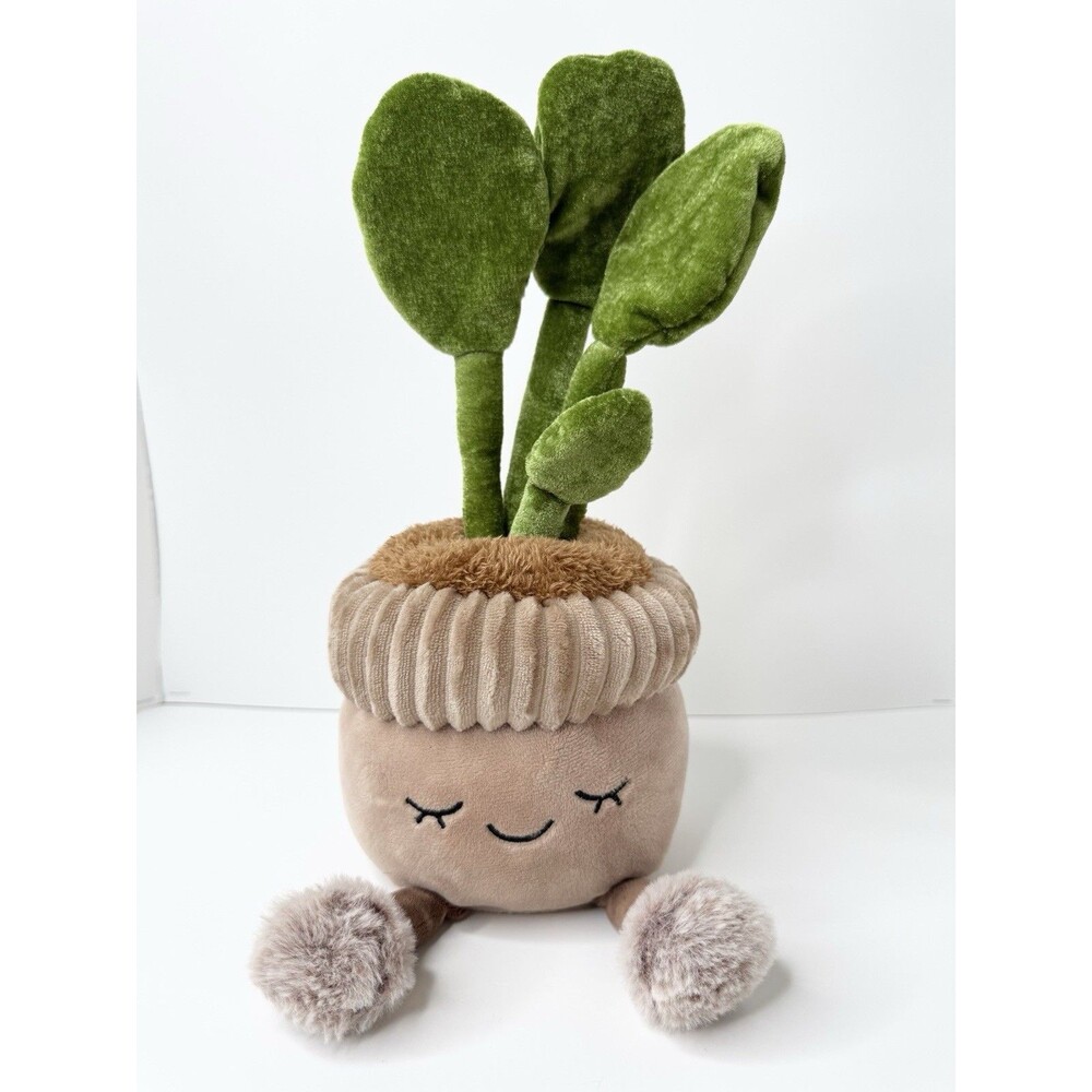 Greenhouse by Russ Pilea Potted Succulent Plant Plush 12" with Floppy Legs - Picture 3 of 9
